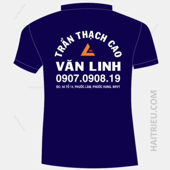 logo tran thach cao van linh duoc in o mat sau