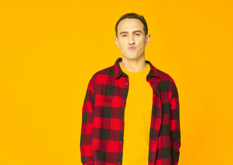 Ao so mi red and black flannel shirt