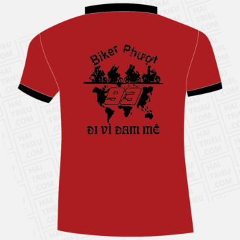 ao biker phuot 93 di vi dam me