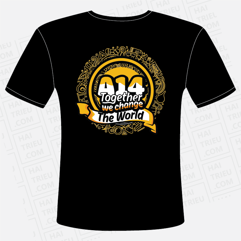 ao lop a14 together we change the world
