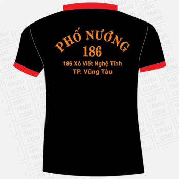 ao nhan vien quan an pho nuong 186 ba ria vung tau
