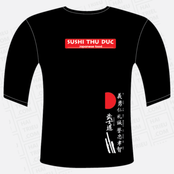 ao nhan vien quan sushi thu duc