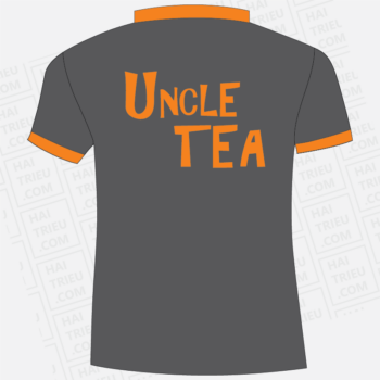 ao nhan vien quan tra sua uncle tea