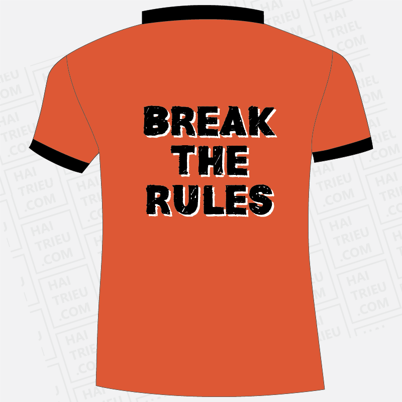 dong phuc break the rules mat sau