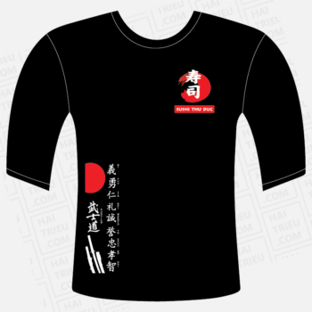 dong phuc nhan vien quan sushi thu duc