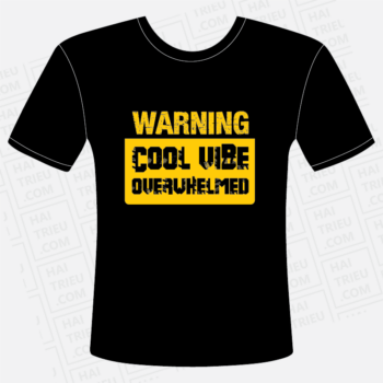 dong phuc warning cool vibe mau den mat truoc