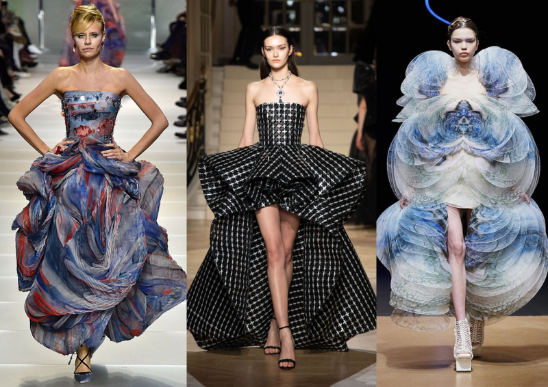 Haute couture fashion