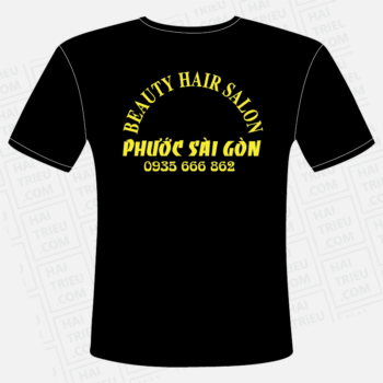 ao thun nhan vien beauty hair salon phuoc sai gon tien giang