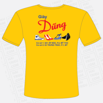 ao thun nhan vien cua hang giay dung tien giang