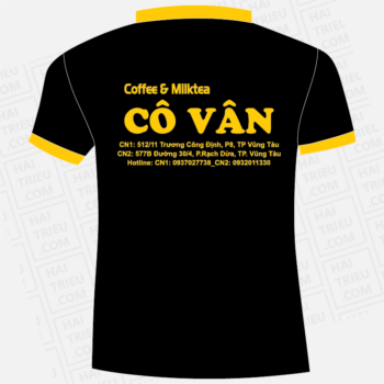 ao thun nhan vien quan co van coffee & milktea