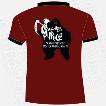 ao thun nhan vien quan ma coffee & tea