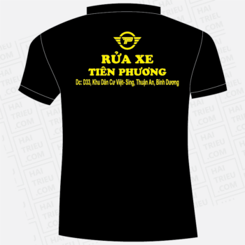 ao thun nhan vien rua xe tien phuong binh duong