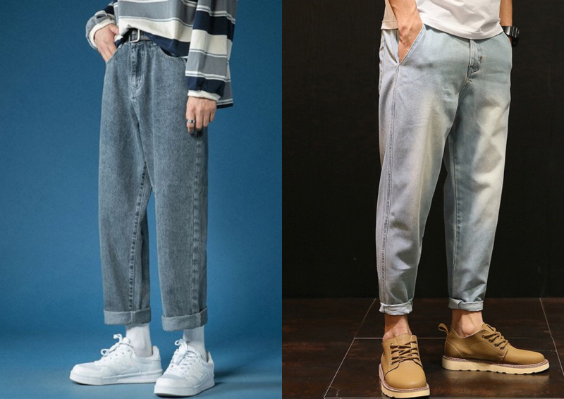 Cach xan ong quan baggy nam