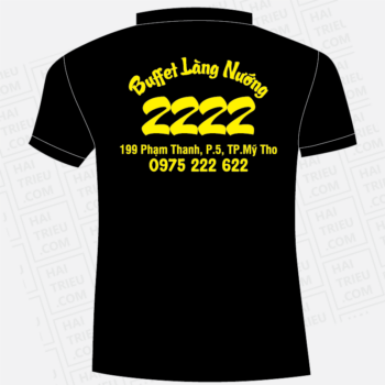 ao thun nhan vien buffet lang nuong 2222 tien giang