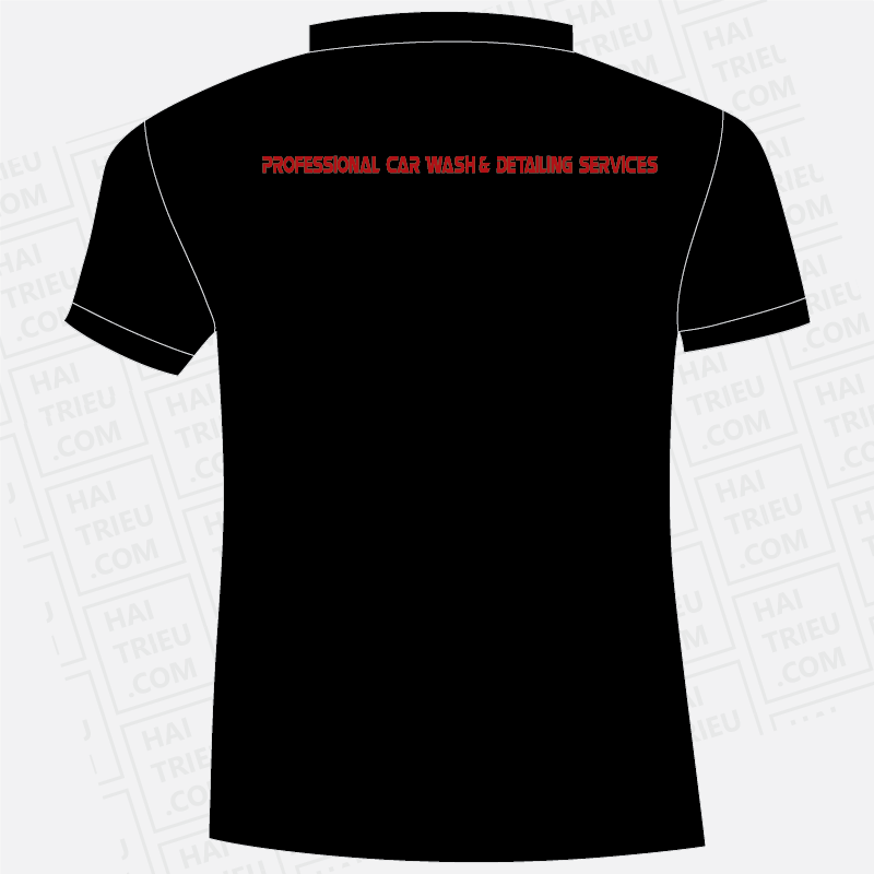 ao thun nhan vien duc thinh professional car wash & detailing services