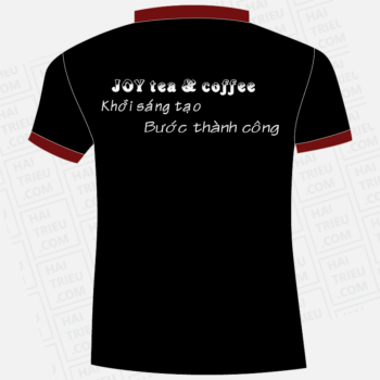 ao thun nhan vien quan joy tea & coffee