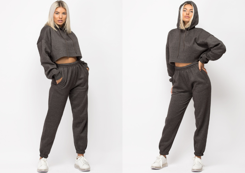 ao hoodie ket hop voi quan jogger