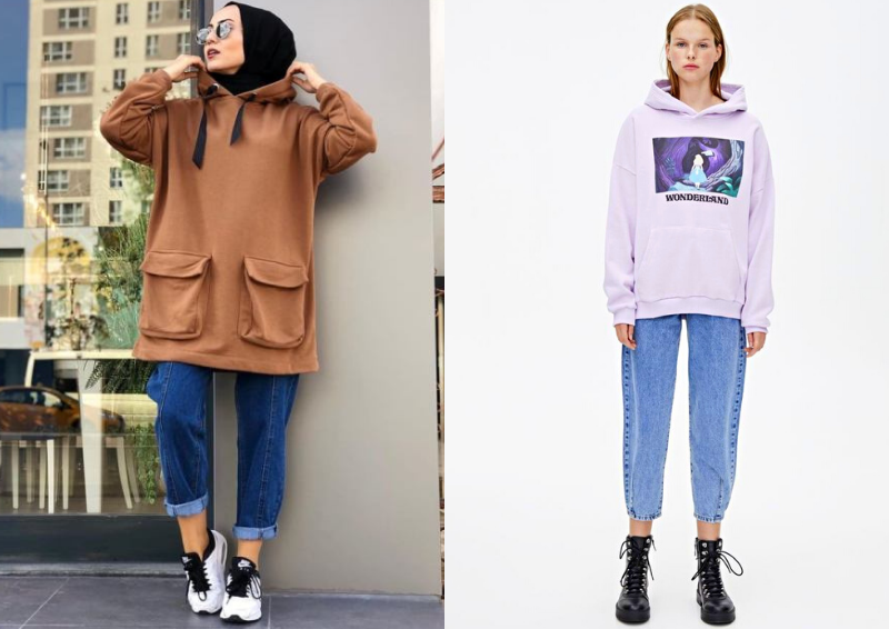 ao hoodie mac voi quan gi