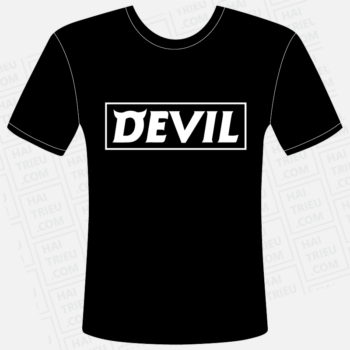 ao thun devil mat truoc