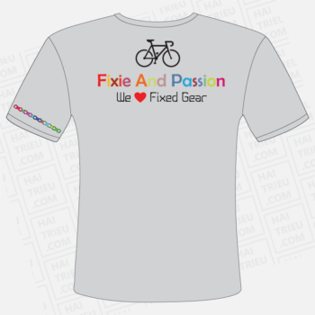 ao thun fixie and passion mat sau