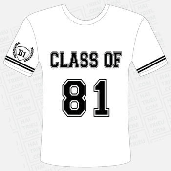 ao thun lop b1 class of 81