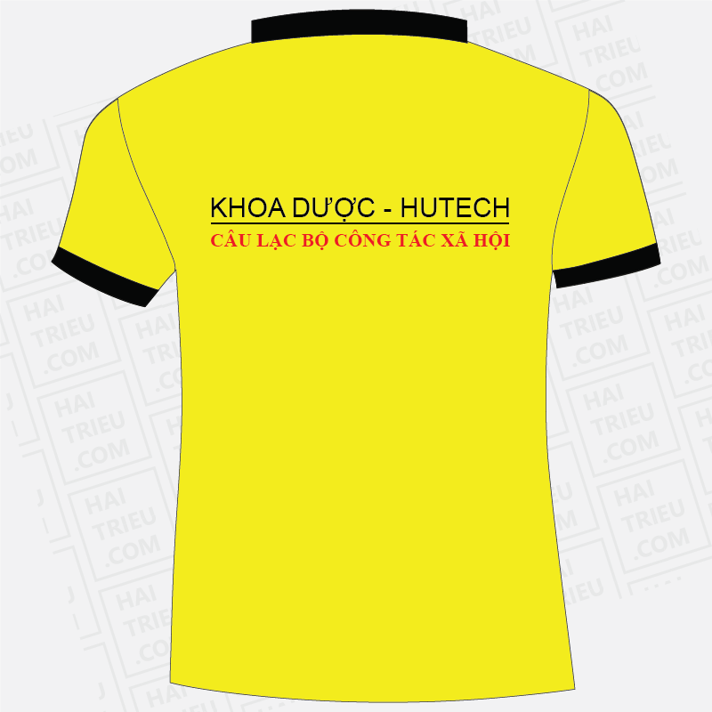 ao thun clb cong tac xa hoi khoa duoc hutech