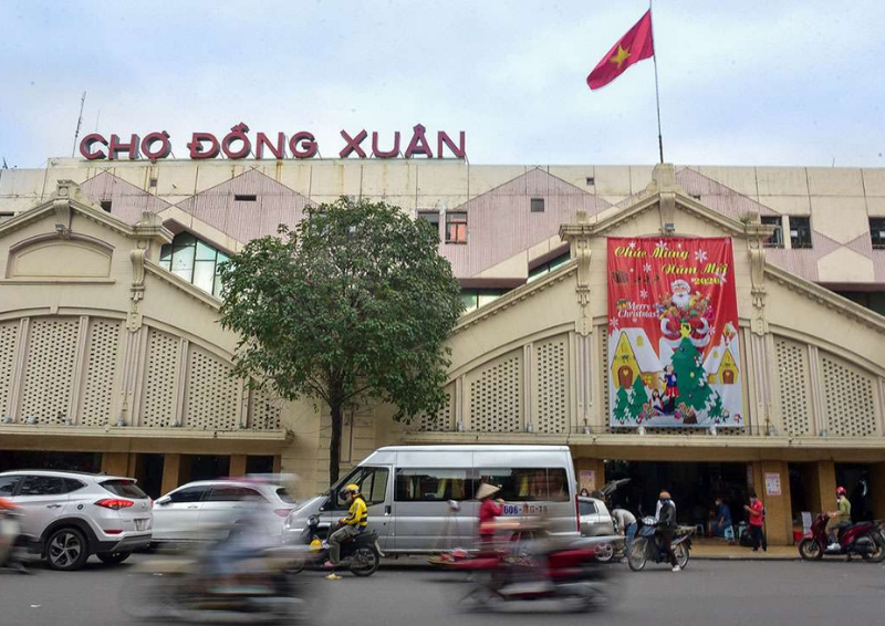 cho vai dong xuan ha noi