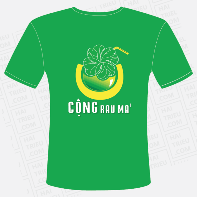 ao thun cong rau ma uong khoe moi ngay