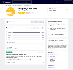 danh gia chat luong tren trustpilot