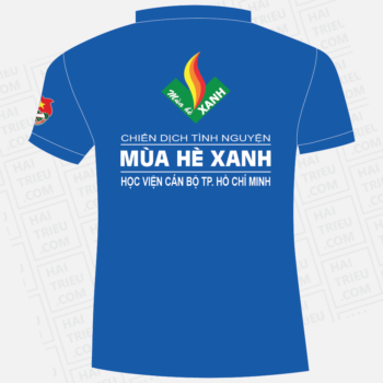 ao thun chien dich tinh nguyen mua he xanh hoc vien can bo tp hcm