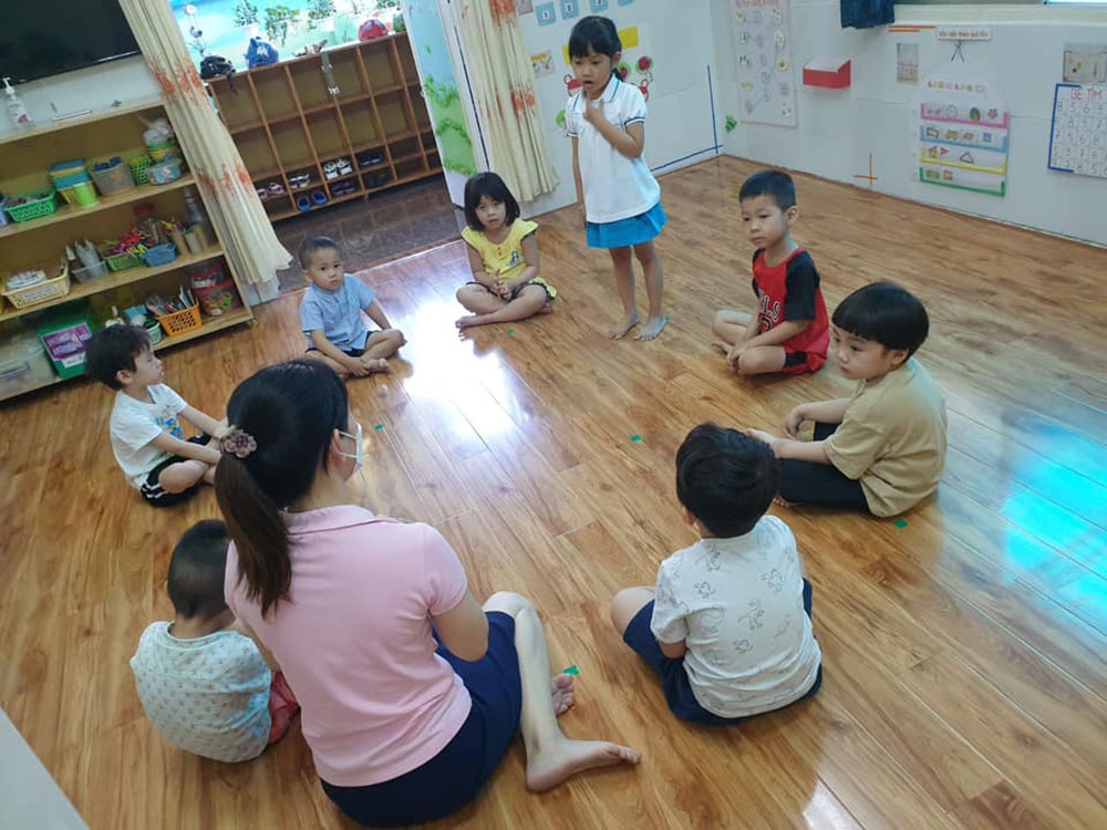 dong phuc mam non ngoi nha nho