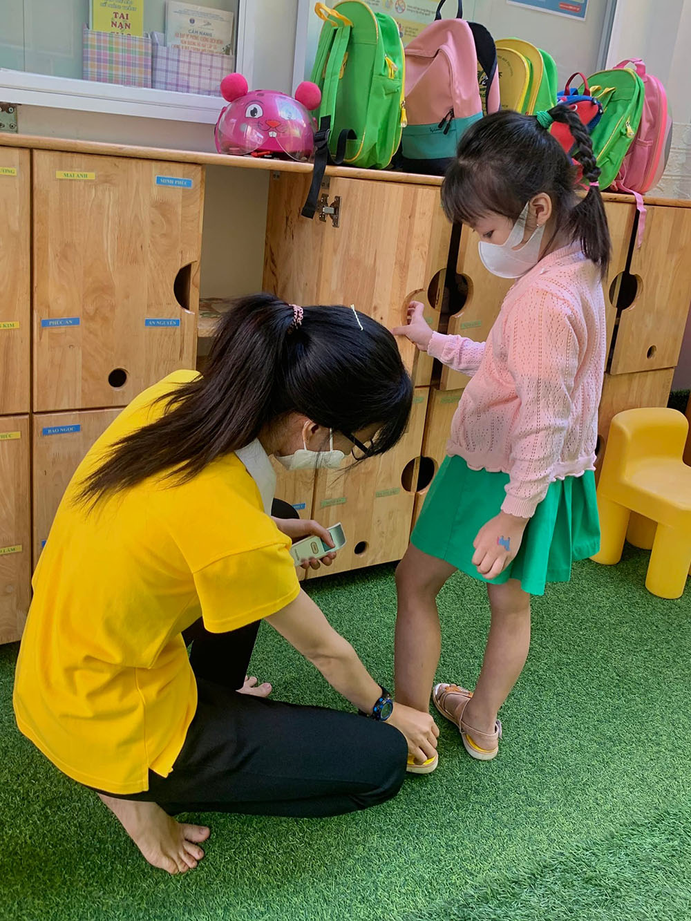 dong phuc mam non pandakids