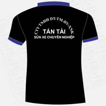 ao thun nhan vien sua xe tan tai