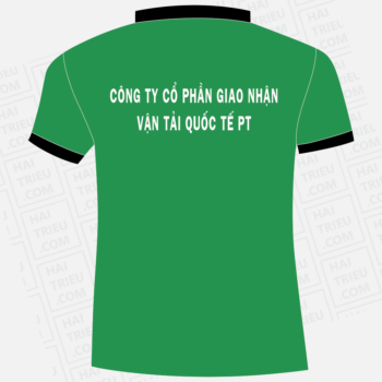 ao thun nhan vien cong ty co phan giao nhan van tai quoc te pt