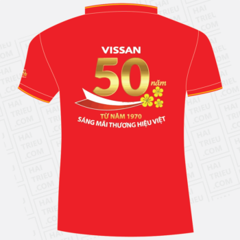 ao thun cong ty vissan - suc song moi ngay