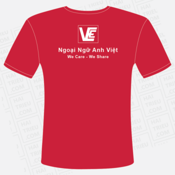 ao thun ngoai ngu anh viet we care we share