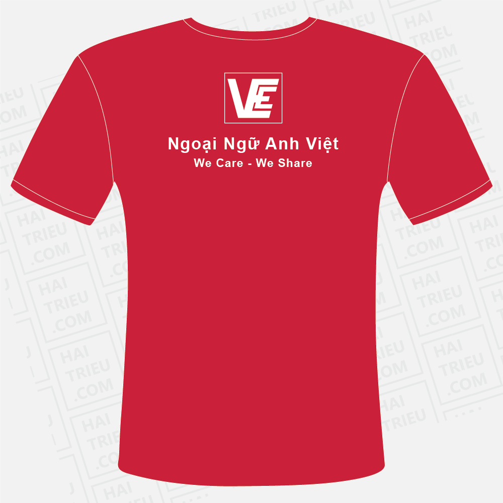 ao thun ngoai ngu anh viet we care we share
