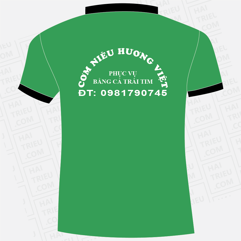 ao thun nhan vien com nieu huong viet