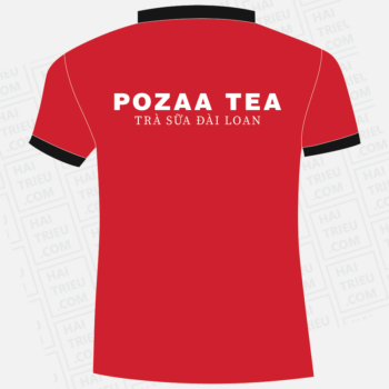 ao thun nhan vien pozaa tea tra sua dai loan