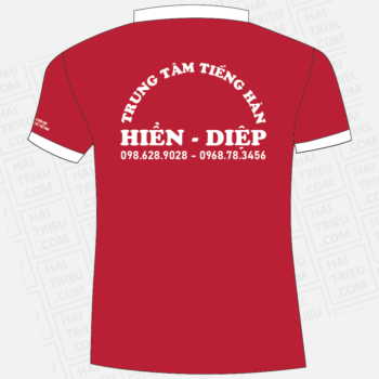 ao thun trung tam tieng han hien diep