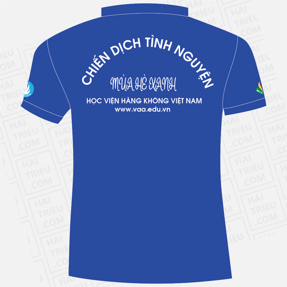 dong phuc mua he xanh hoc vien hang khong viet nam