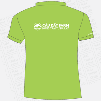 ao thun nhan vien cau dat farm nong trai tu da lat