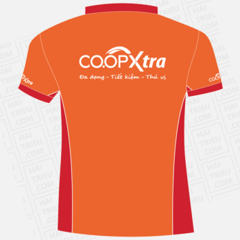 ao thun nhan vien co.op xtra