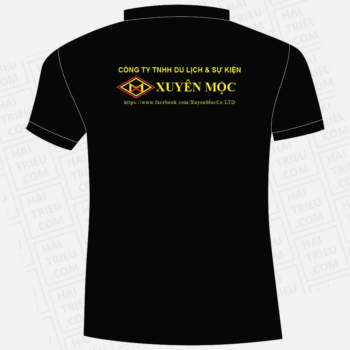 ao thun nhan vien cong ty tnhh du lich & su kien xuyen moc