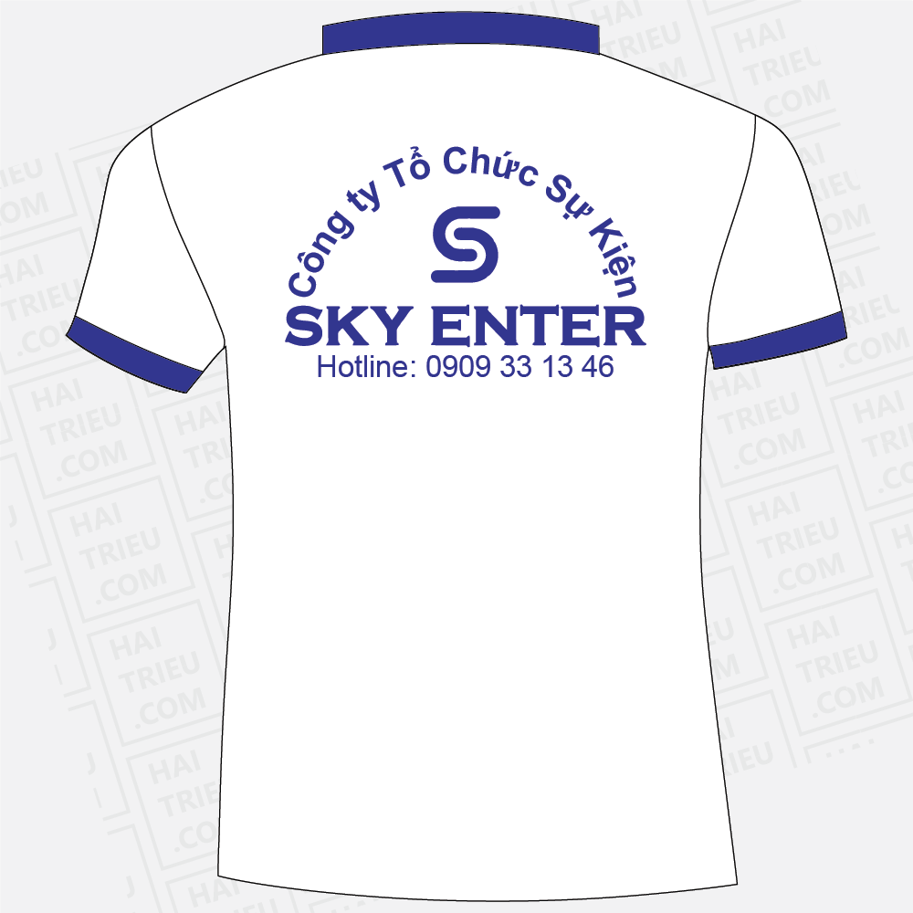 ao thun nhan vien cong ty to chuc su kien sky enter