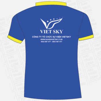 ao thun nhan vien cong ty to chuc su kien vietsky