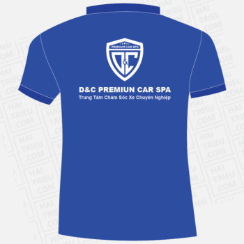 ao thun nhan vien d&c premium car spa
