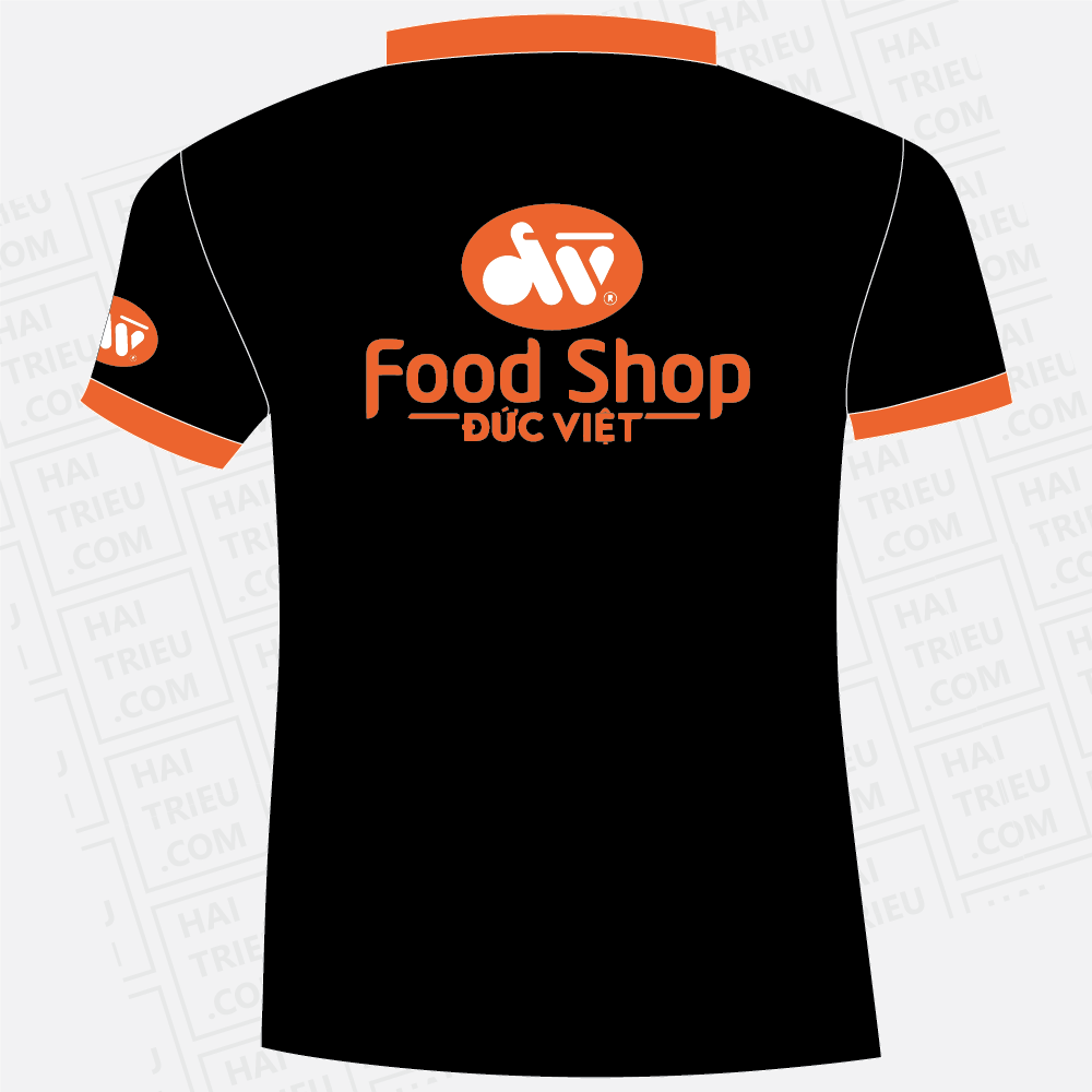 ao thun nhan vien duc viet food shop