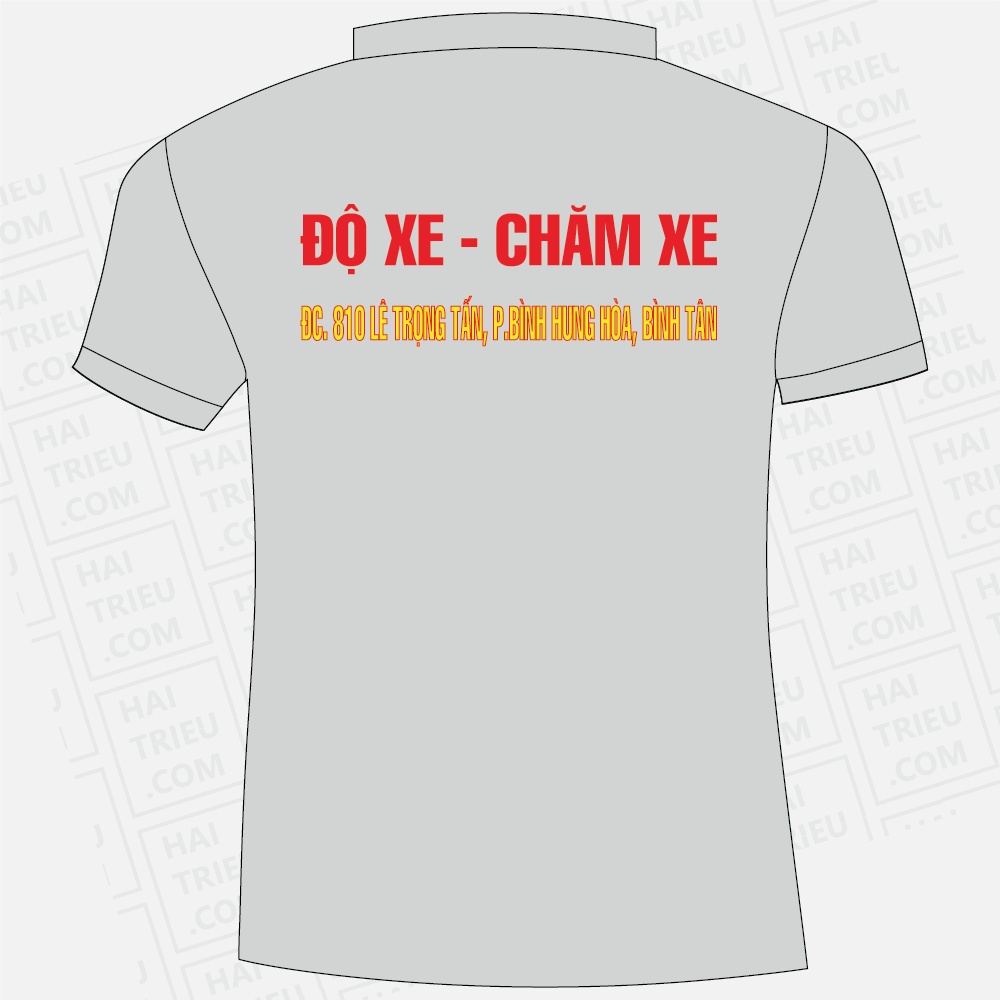 ao thun nhan vien garage bae auto