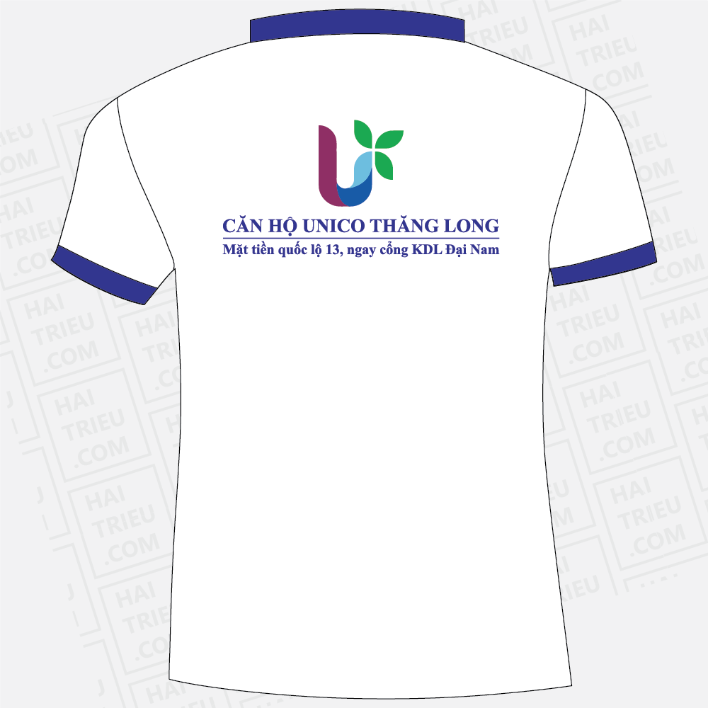 ao thun nhan vien nam son land can ho unico thang long